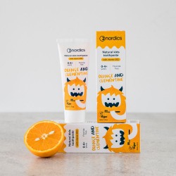 Pastă de dinți pentru copii cu aromă de portocală, 50 ml