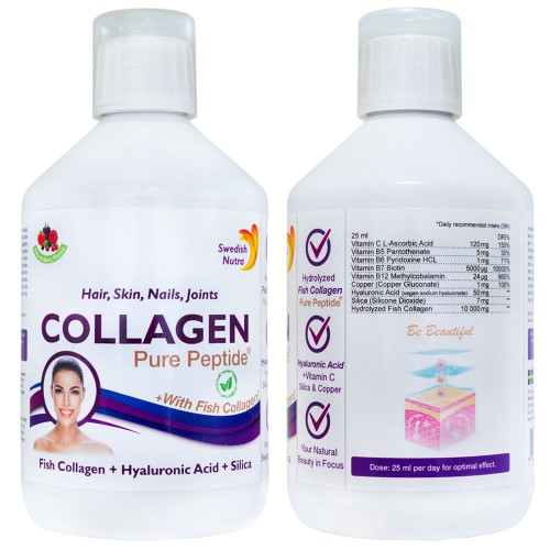 Colagen Lichid Hidrolizat Tip2 cu mg + Glucozamina Condroitina MsM
